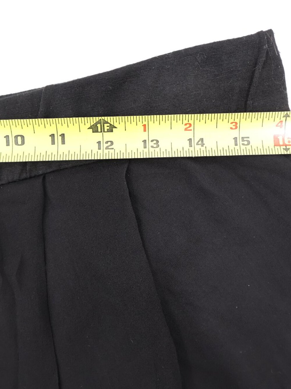 Chloe Mini Skirt Womens IT 40 Black Noir Pleated Scalloped Hem Made in France NW - Picture 4 of 11